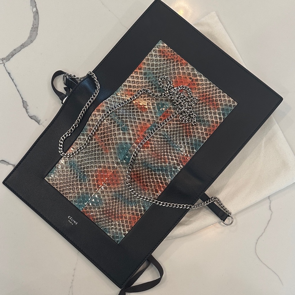 Authentic Celine Python Shoulder Bag - Picture 16 of 16